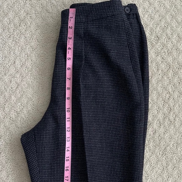 Liz Claiborne 100% Wool Pleated Tweed Trousers/Pants 10 Classic Office Workwear - Picture 14 of 16
